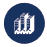 nursing organization blue circle logo