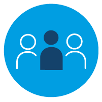 icon of 3 people