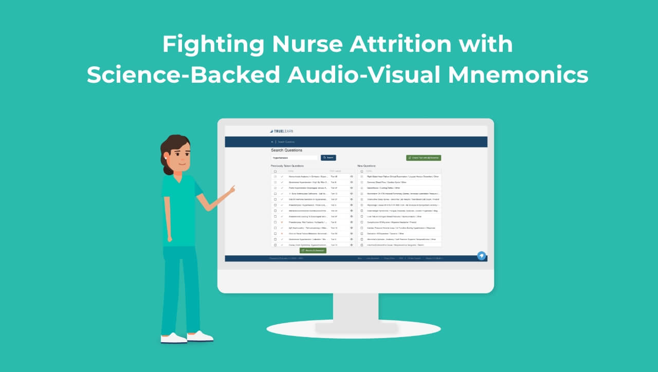 Fighting Nurse Attrition with Science-Backed Audio-Visual Mnemonics