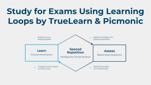 Study for Exams Using Learning Loops by TrueLearn & Picmonic