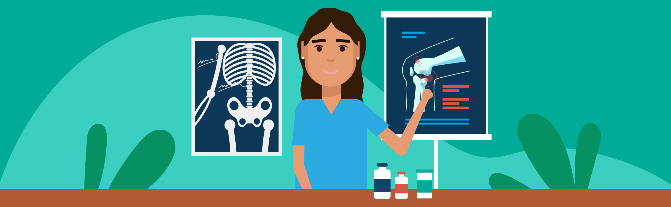 Nurse Practitioner Character Banner