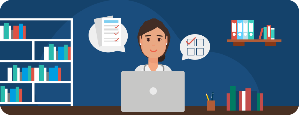 Featured Image of TrueLearn character with laptop