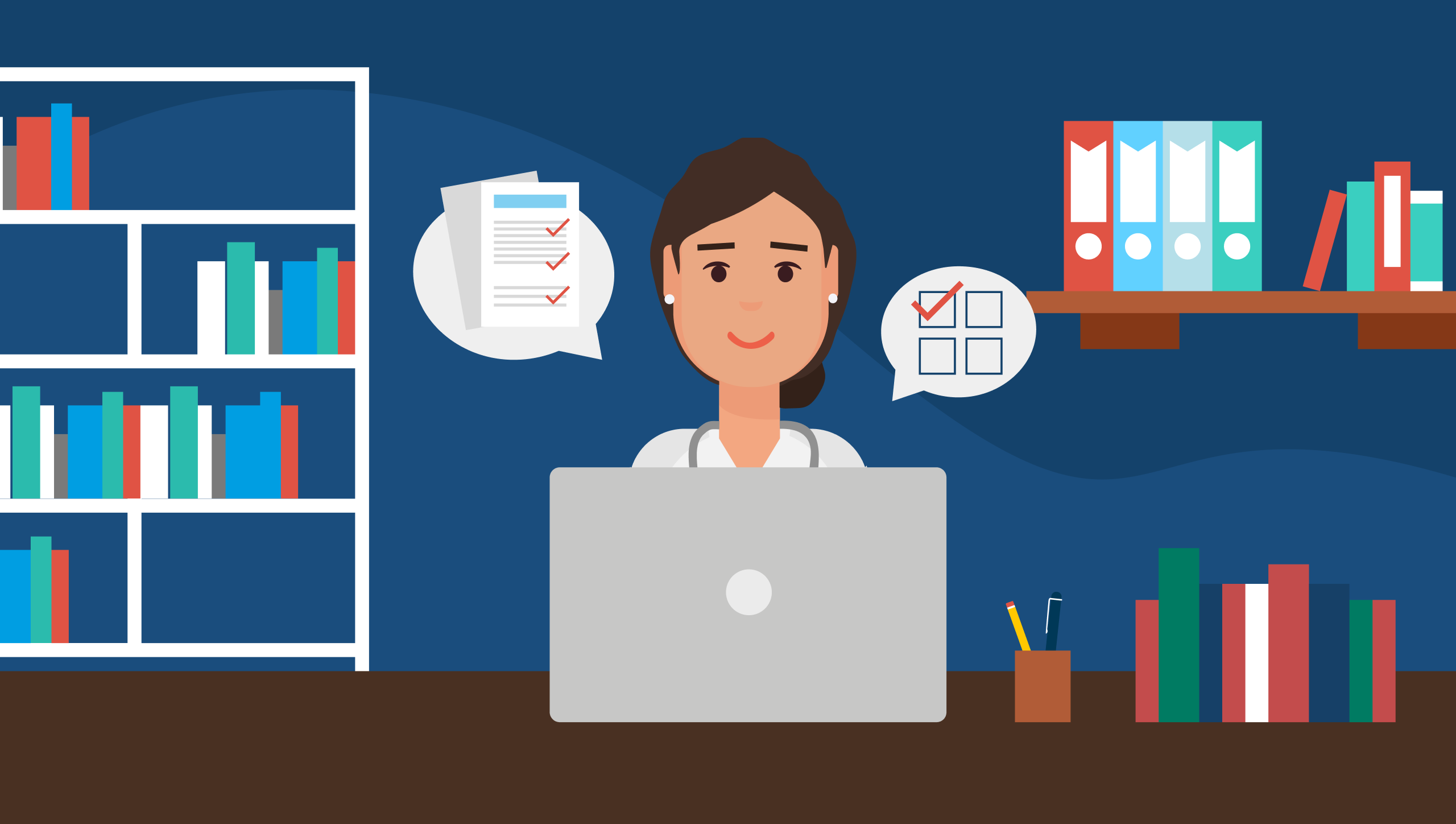 Featured Image of TrueLearn character with laptop