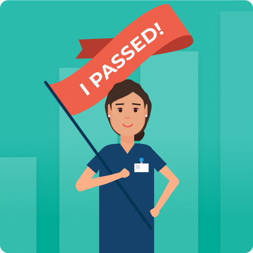 Achieve: 100% first-time pass rate badge