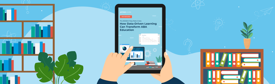 image of a tablet with bcba whitepaper